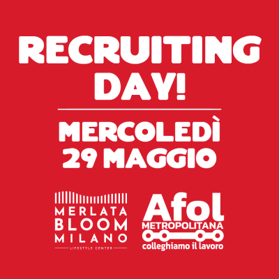 Recruiting Day 29 Maggio