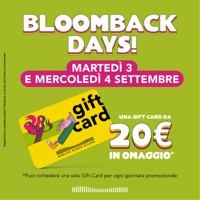 Bloomback Days Settembre