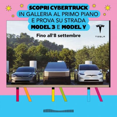 Cybertruck Tesla a Merlata Bloom Milano