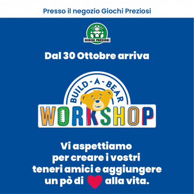 BUILD-A-BEAR Workshop è al Merlata Bloom!